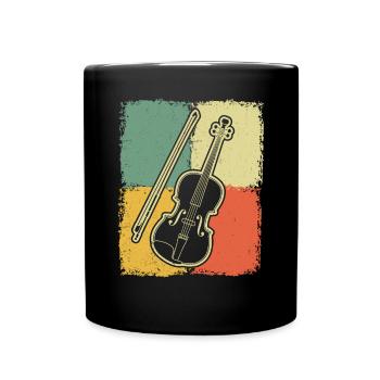 Violin Violinist Violinist - Full Colour Mug - black - Front