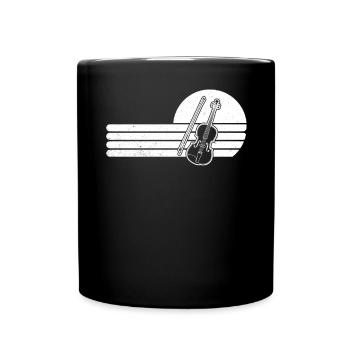 Violon Violoniste Violoniste - Mug uni - noir - Devant