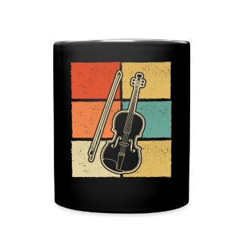 Violon Violoniste Violoniste - Mug uni - noir - Devant