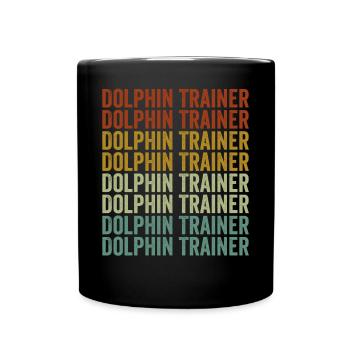 Delfin Trainer Delfin Delfin Trainer - Tasse einfarbig - Schwarz - Vorne
