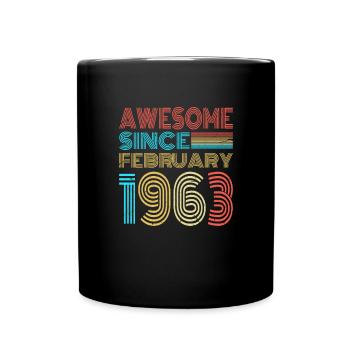 Février 1963 - Mug uni - noir - Devant