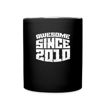 2010 13. Geburtstag Teenager 13 Jahre Geschenk - Tasse einfarbig - Schwarz - Vorne