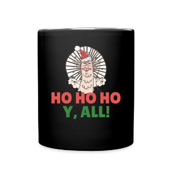 Lama Geschenk Lama Liebhaber Geschenk - Tasse einfarbig - Schwarz - Vorne