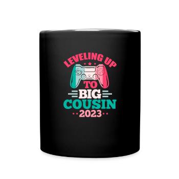 Grossesse Cousine Enceinte Cadeau de naissance - Mug uni - noir - Devant