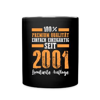 2004 22 Jahre Geburtstag - Tasse einfarbig - Schwarz - Vorne