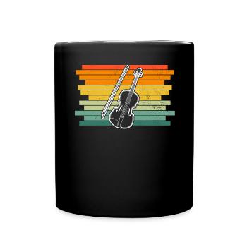 Violon Violoniste Violoniste - Mug uni - noir - Devant