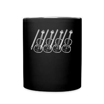 Violin Violinist Violinist - Full Colour Mug - black - Front
