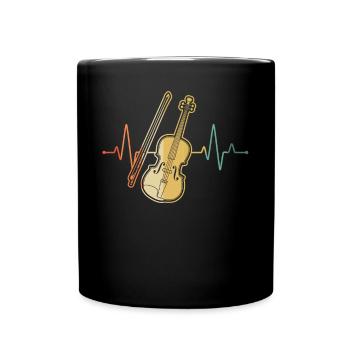 Violin Violinist Violinist - Full Colour Mug - black - Front