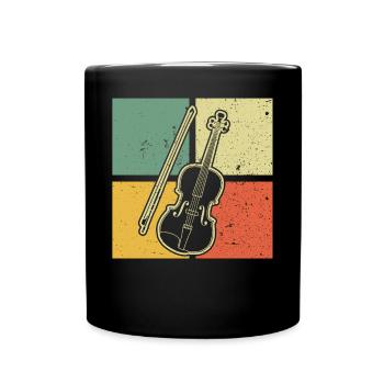 Violon Violoniste Violoniste - Mug uni - noir - Devant