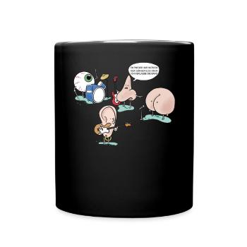 Pension 2023 finally time for planting - Full Colour Mug - black - Front