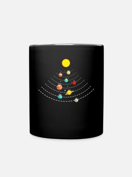 Planètes de notre système solaire Enfants Astronomie - Mug uni - noir