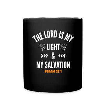 Jesus, Jesus, Jesus Christ Christ Christ Christ - Tasse einfarbig - Schwarz - Vorne