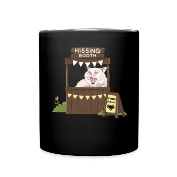 Free Hisses - Hissing Booth - Full Colour Mug - black - Front