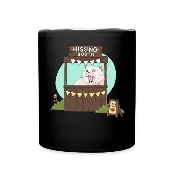 Sifflements gratuits - Cabine de sifflement - Mug uni - noir - Devant