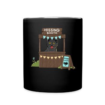 Sifflements gratuits - Cabine de sifflement - Mug uni - noir - Devant