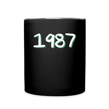 1987 Birthday - Full Colour Mug - black - Front
