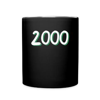 2000 Birthday - Full Colour Mug - black - Front