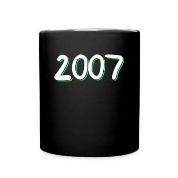 2007 Birthday - Full Colour Mug - black - Front