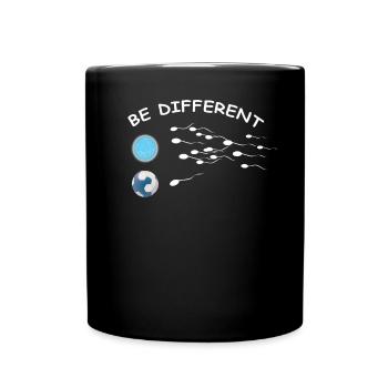 Accessoires de handball motif handball - Mug uni - noir - Devant