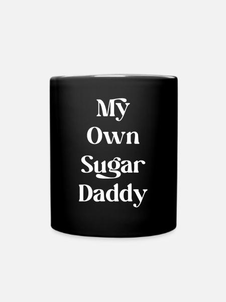 Mein eigener Sugar Daddymy eigener Sugar Daddy Opa eigener - Tasse einfarbig - Schwarz