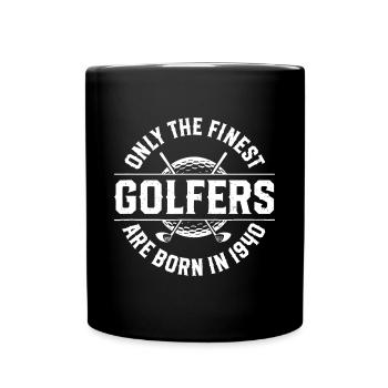 83 Year Old Golfer: Golfing Golf 1940 83rd Birthda - Full Colour Mug - black - Front