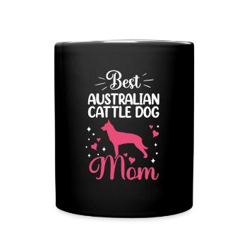 Australian Cattle Dog Mama Drift Dog - Full Colour Mug - black - Front