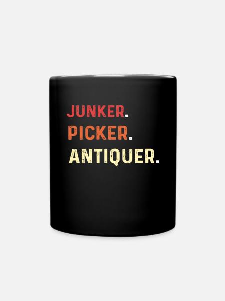 Junker Picker Antique. Sparsamkeitsgeschäft - Tasse einfarbig - Schwarz