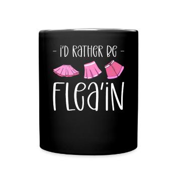 Je préfère être une puce. Activité d’épargne - Mug uni - noir - Devant