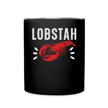 Lobstah Crawfish Eater Seafood Lobster Lover - Mug uni - noir - Devant