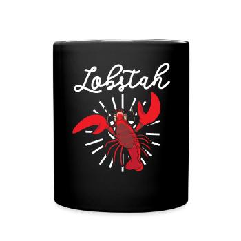 Lobstah Crawfish Eater Seafood Lobster Lover - Mug uni - noir - Devant