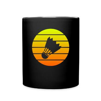 Badminton - Full Colour Mug - black - Front