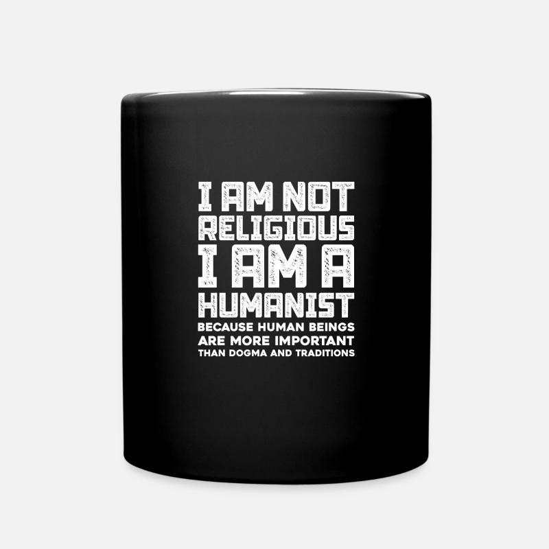 Atheist - Tasse einfarbig - Schwarz