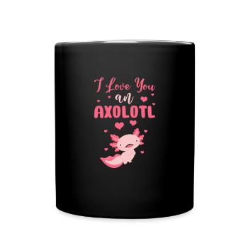 Axolotl - Mug uni - noir - Devant