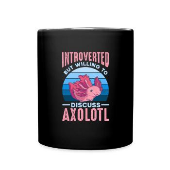 Axolotl - Mug uni - noir - Devant