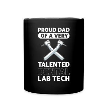 Fier père d’un très talentueux - Mug uni - noir - Devant