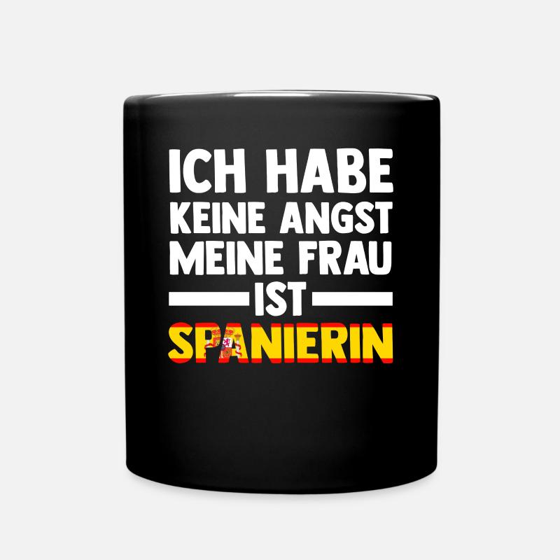 Spanisch Spanier Spanien - Tasse einfarbig - Schwarz