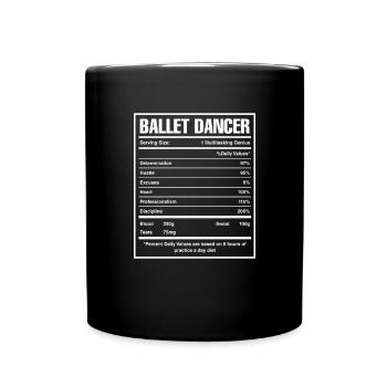 Ballet Ballerine Ballet Danseuse Danse Cadeau - Mug uni - noir - Devant