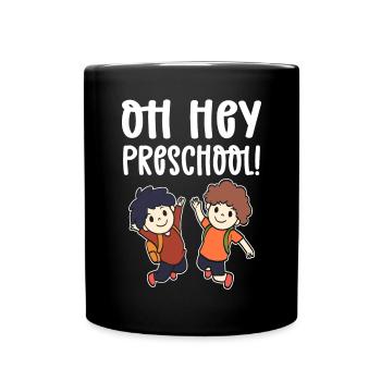 Oh, la maternelle! Enseignante préscolaire Enseignante de maternelle - Mug uni - noir - Devant