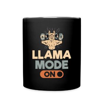 Lama Geschenk Lama Liebhaber Geschenk - Tasse einfarbig - Schwarz - Vorne