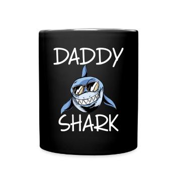 Hai Geschenk Hai Liebhaber - Tasse einfarbig - Schwarz - Vorne