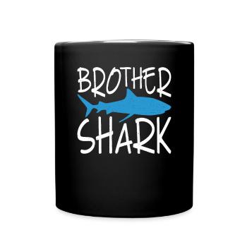 Hai Geschenk Hai Liebhaber - Tasse einfarbig - Schwarz - Vorne
