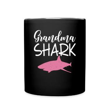 Hai Geschenk Hai Liebhaber - Tasse einfarbig - Schwarz - Vorne