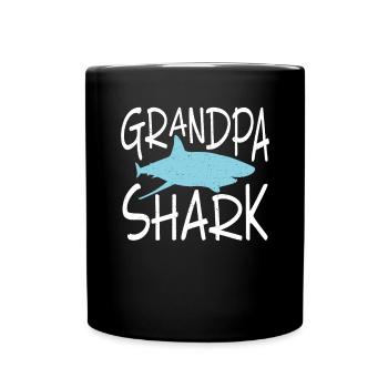Shark Gift Shark Lover - Full Colour Mug - black - Front