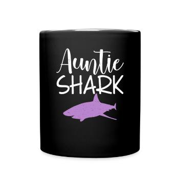 Shark Gift Shark Lover - Full Colour Mug - black - Front