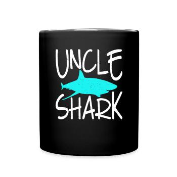 Cadeau de requin Amoureux des requins - Mug uni - noir - Devant