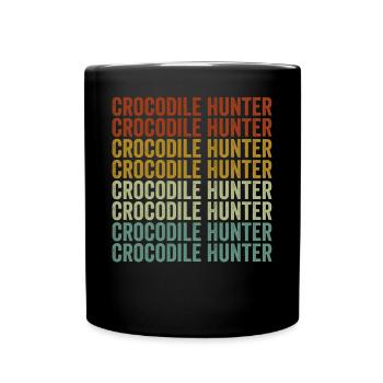 Chasseurs de crocodiles Chasseurs de crocodiles - Mug uni - noir - Devant