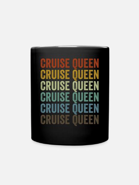Cruise Queen Kreuzfahrt Urlaub Kreuzfahrt Kreuzfah - Tasse einfarbig - Schwarz