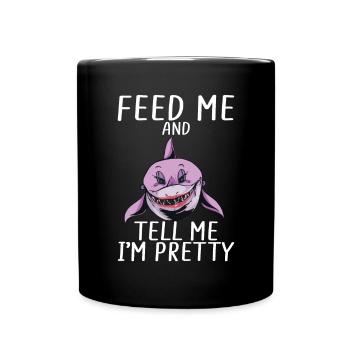 Cadeau de requin Amoureux des requins - Mug uni - noir - Devant