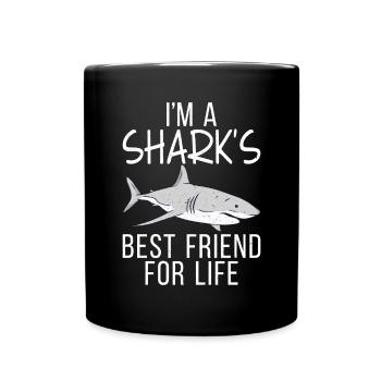 Cadeau de requin Amoureux des requins - Mug uni - noir - Devant