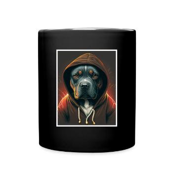 Chien Labrador Morning Grouch Sarcasme Collègue - Mug uni - noir - Devant